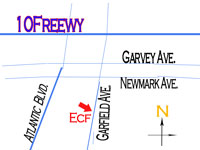 ECF Resource Center location map