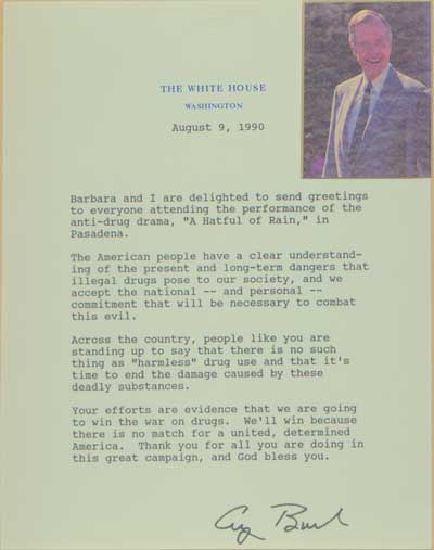 Mr. Bush letter